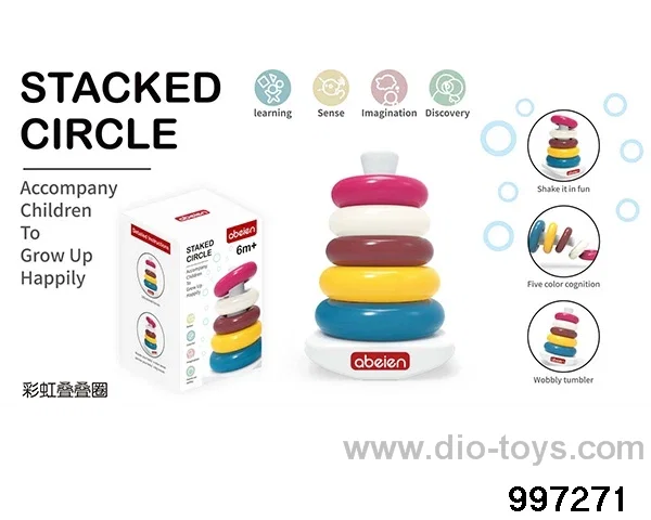 Rainbow fold in color box