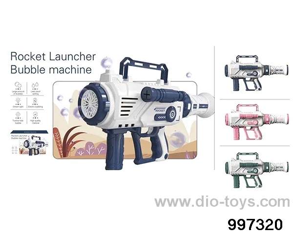 12-hole electric bubble gun in color box
