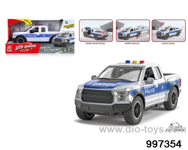 friction police car with light/sound