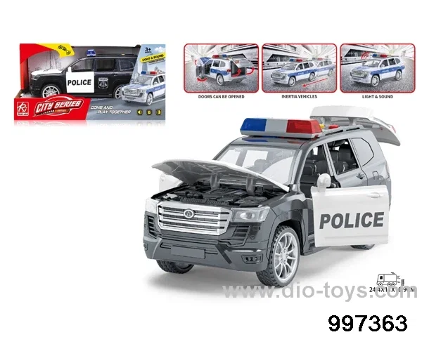 friction police car with light/sound