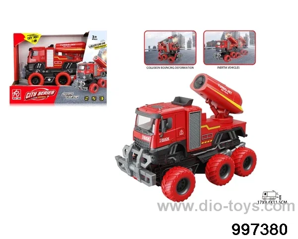 1:32 friction alloy transformer car