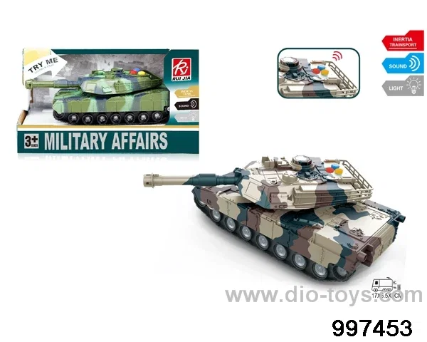 1:32 friction tank with light/sound