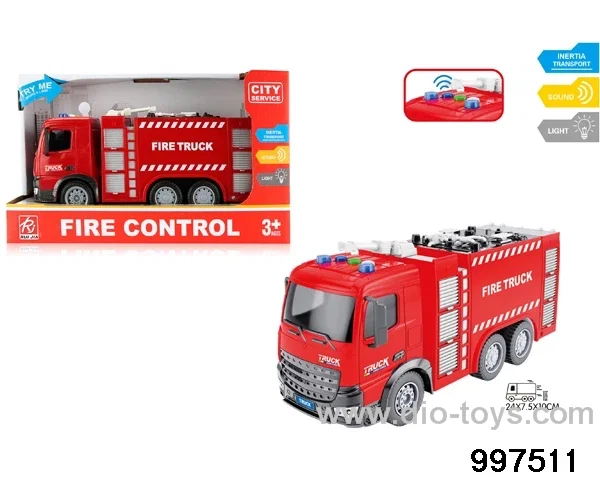 1:18 friction car with light/sound