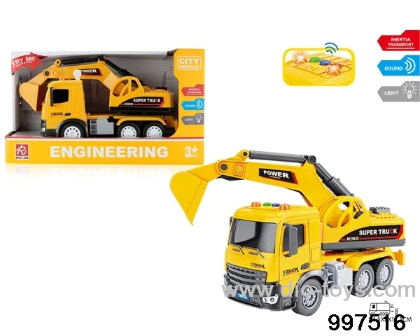 1:18 friction car with light/sound