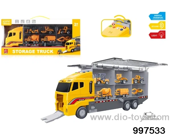 1:16 friction storage car with light/sound