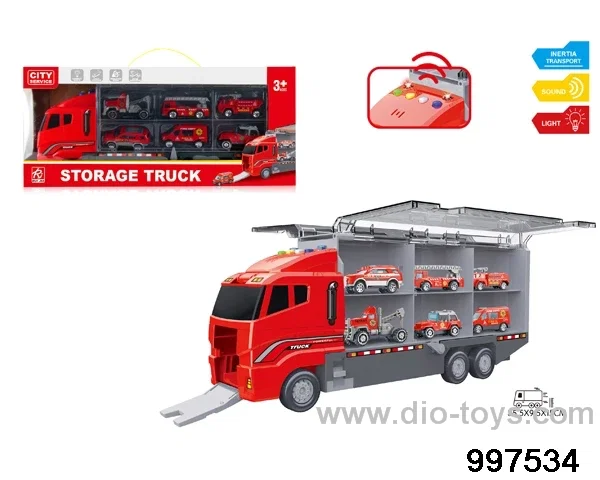 1:16 friction storage car with light/sound