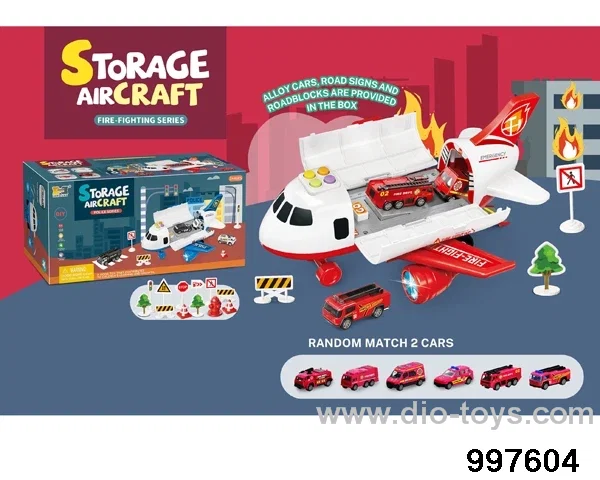 small-sized inertial storage airplane with sound and colorful lights