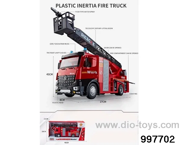 friction fire truck