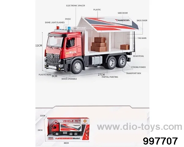 friction container truck