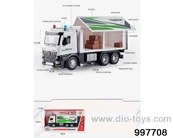 friction container truck