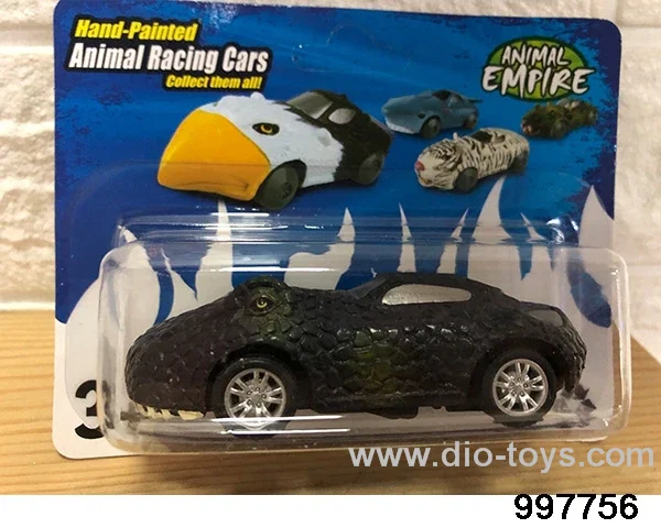 Inertia/resilience animal sports car - Tyrannosaurus Rex in Blister card