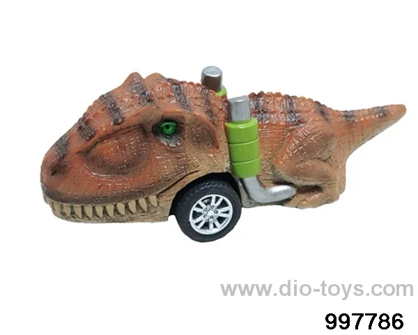 Dinosaur return sports car - Yongchuan Dragon in opp bag