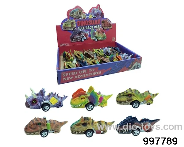 Dinosaur return sports car 12 sets in display box