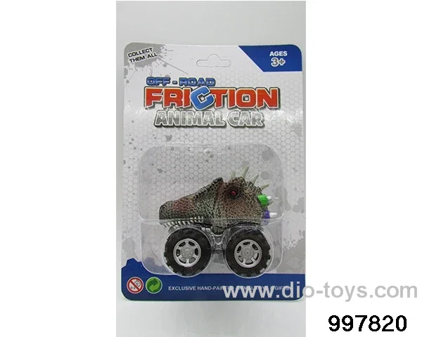 Inertia/Return Dinosaur Car - Spinosaur in Blister card