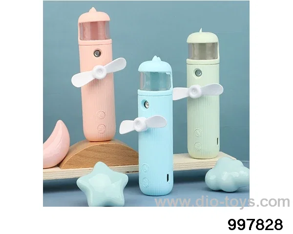 Dinosaur handheld spray fan in color box