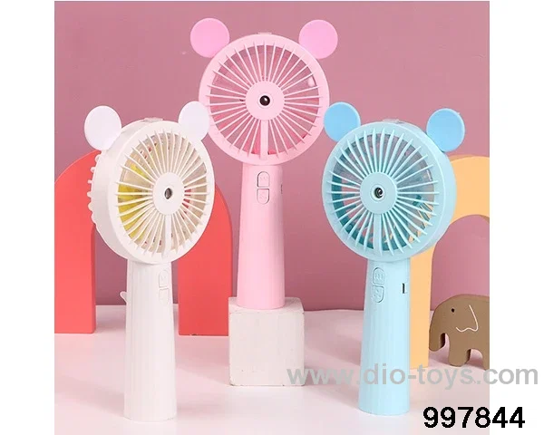 Cartoon Mickey water replenisher spray fan in color box