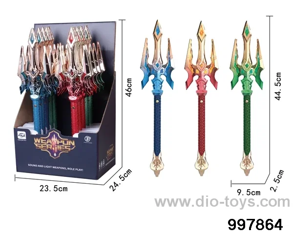 10pcs Weapon Play Set with Light & Sound