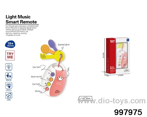 Light music key remote control in window box