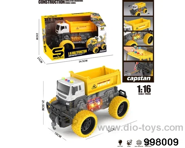 1:16 friction truck with light/music