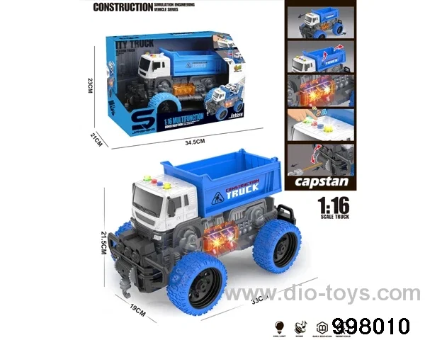 1:16 friction truck with light/music