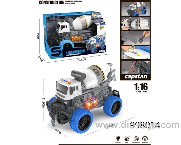 1:16 friction truck with light/music