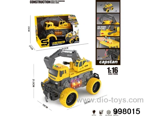 1:16 friction truck with light/music