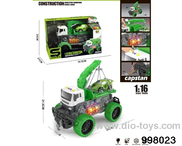 1:16 friction truck with light/music