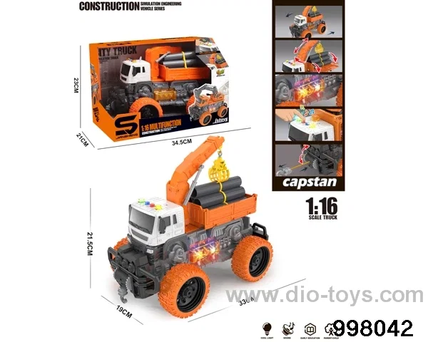 1:16 friction truck with light/music