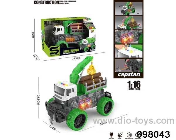1:16 friction truck with light/music