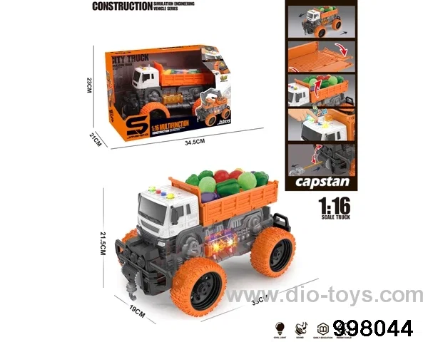 1:16 friction truck with light/music