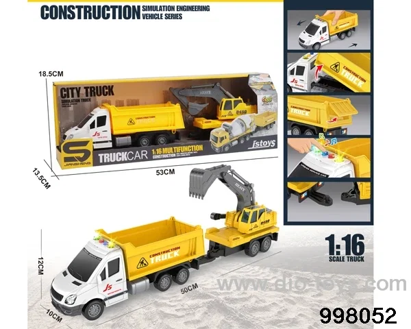 1:16 friction truck with light/music