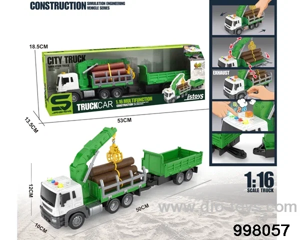 1:16 friction truck with light/music