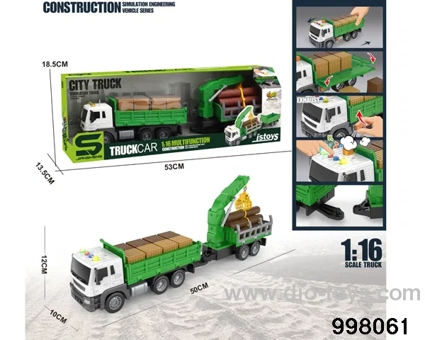 1:16 friction truck with light/music