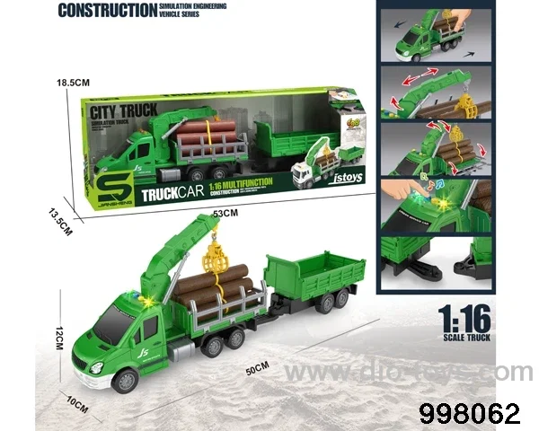 1:16 friction truck with light/music