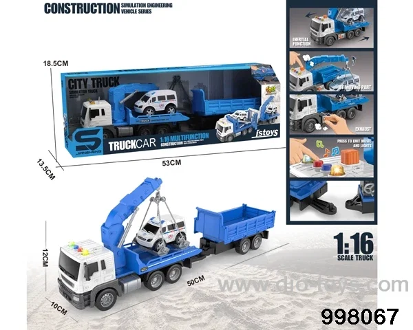 1:16 friction truck with light/music
