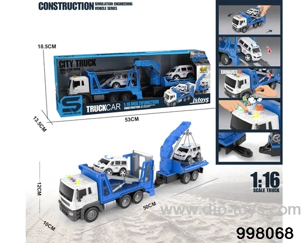 1:16 friction truck with light/music