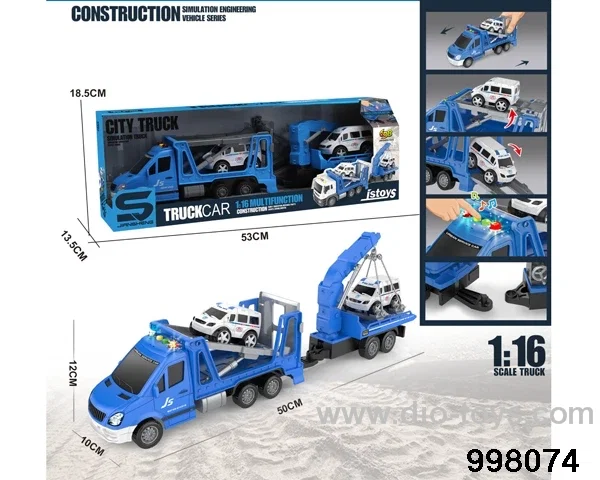 1:16 friction truck with light/music
