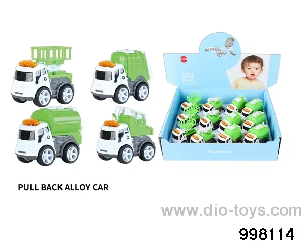 12pcs friction alloy car