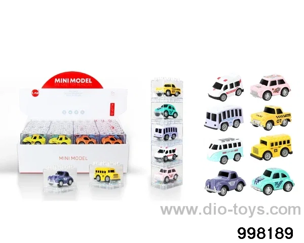 32pcs pull back alloy car/8 asstd