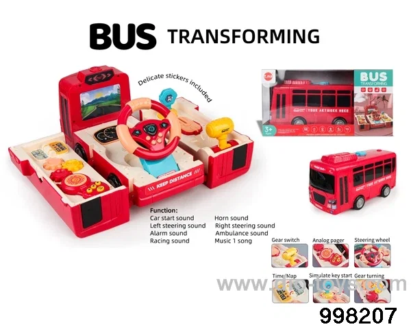 Bus Story Car with light/music