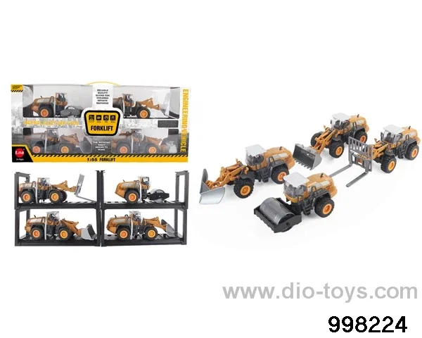 friction alloy car/4 asstd