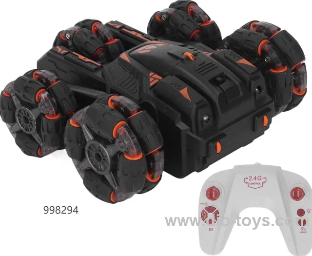 Five-wheel swing arm stunt vehicle_x000D_
_x000D_
 daul controller