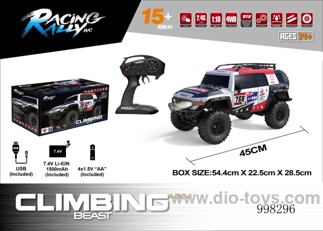 1:10 full scale off-road climbing vehicle