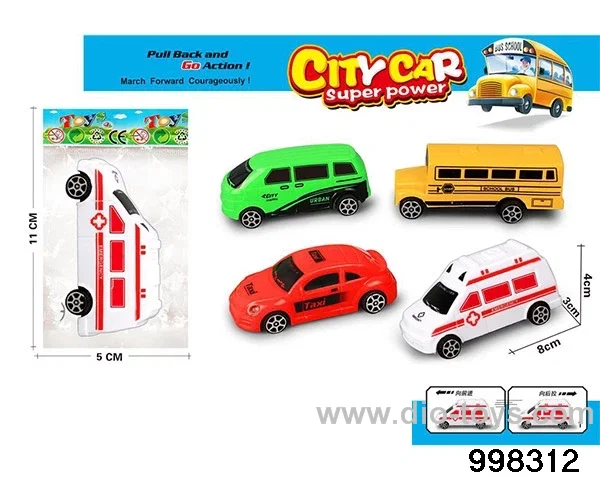 Cartoon city car (new color) in opp bag