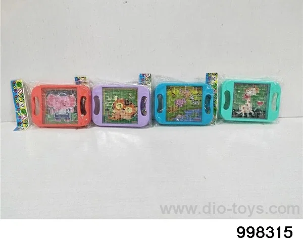 CARTOON MAZE 4-COLOR MIXED/8 PATTERNS RANDOM in opp bag