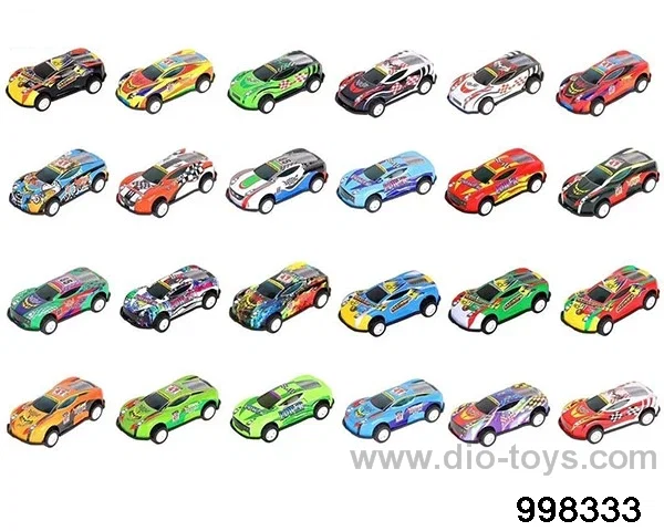 HUILI IRON SHEET CAR (MULTIPLE MODELS MIXED) in opp bag