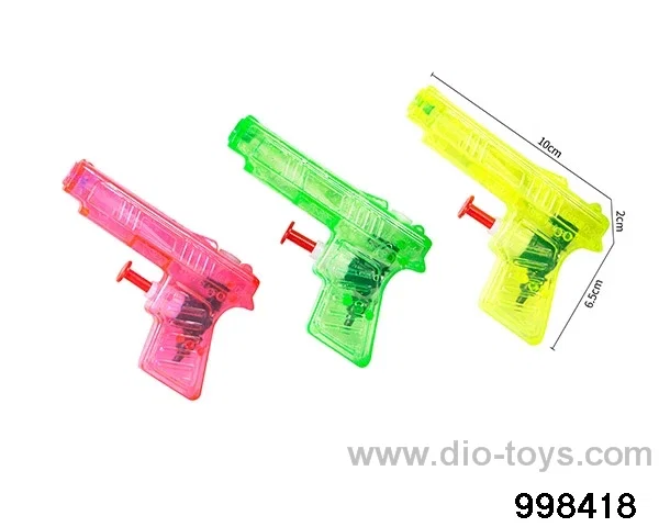 Transparent water gun in opp bag