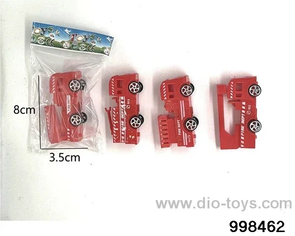 Huili fire truck 4 mixed in opp bag
