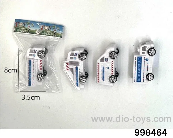 Huili Airport Car 4 Mixed Pack in opp bag
