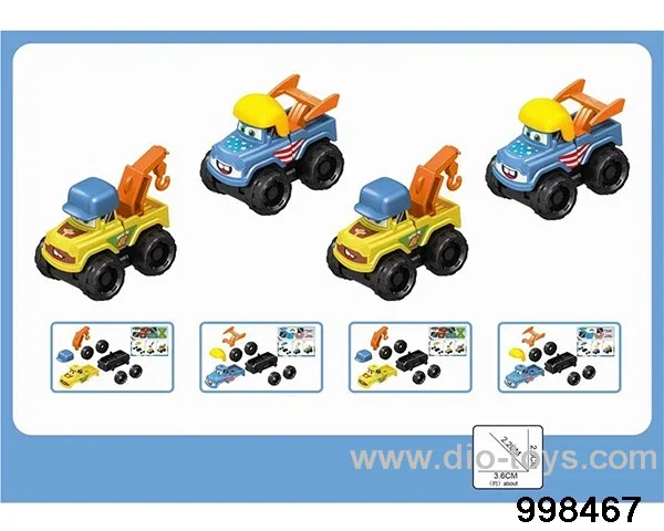 General mobilization of assembled vehicles in opp bag